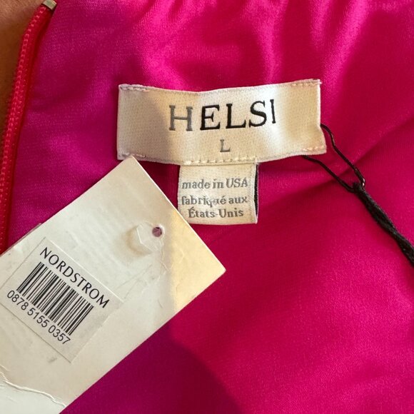 Helsi Rory Stretch Velvet Sequin Mini Dress - French Rose - Large - Picture 13 of 14